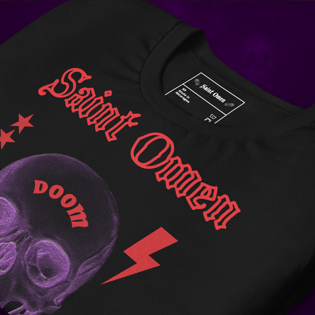 The Violet Curse | Saint Omen Heavyweight Skull Tee