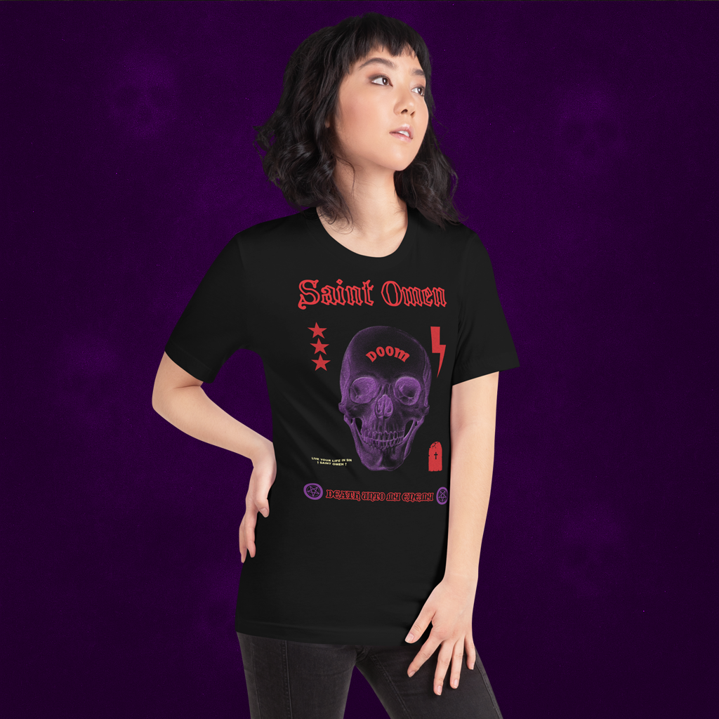 The Violet Curse | Saint Omen Heavyweight Skull Tee