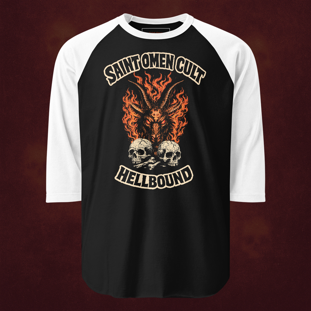 Hellbound | 3/4 Sleeve Raglan Tee