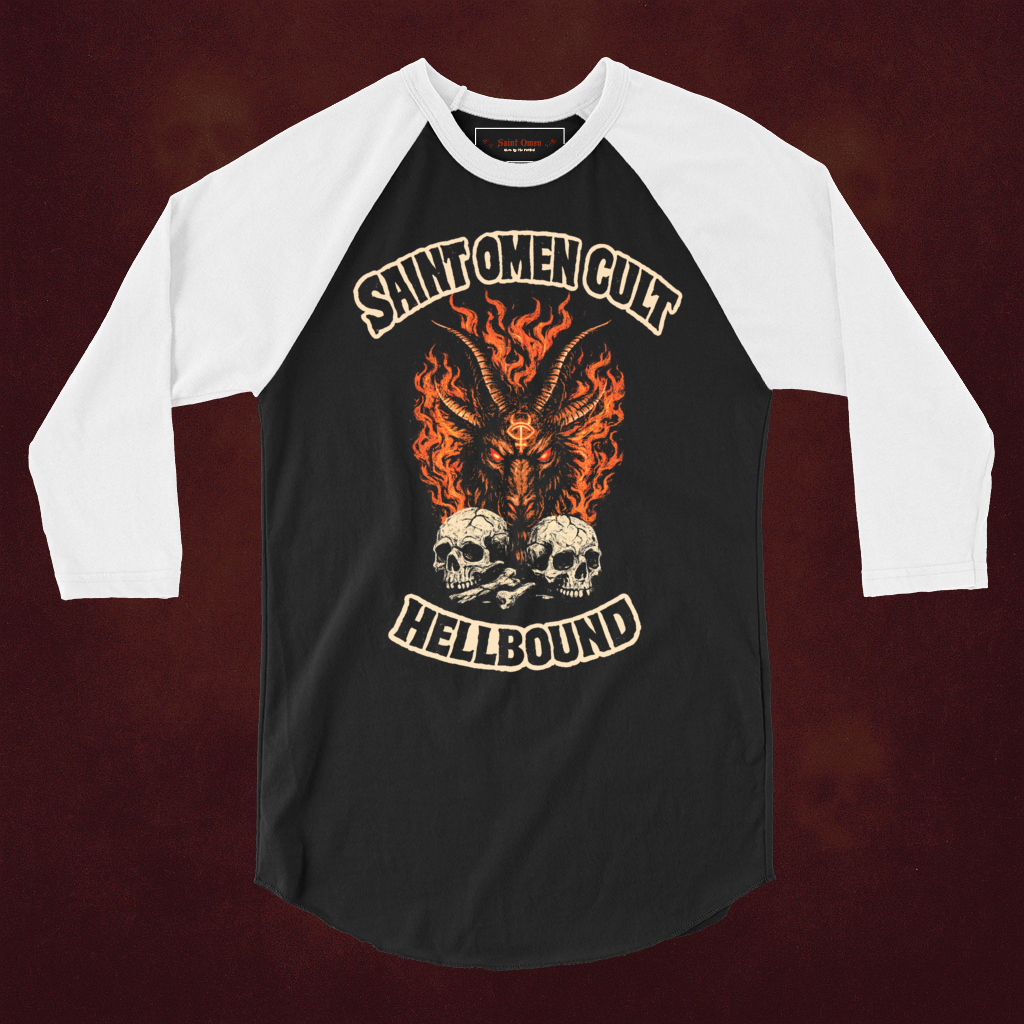 Hellbound | 3/4 Sleeve Raglan Tee